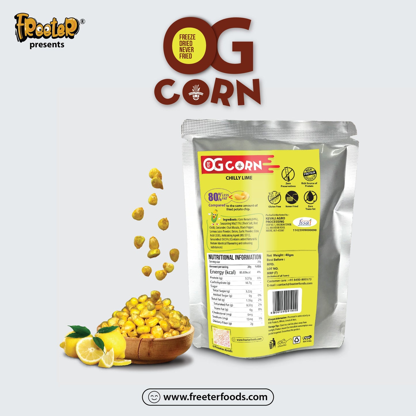 Zesty Chilly Lime OG Corn - Pack of 3