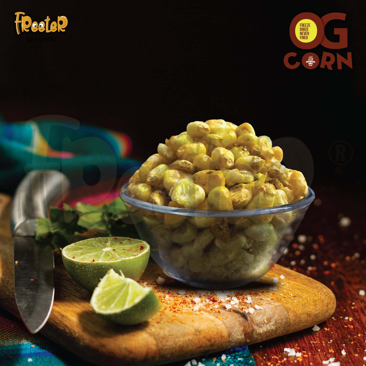 OG Corn Fiesty-Peri-Peri / Zesty Chilly Lime / Minty Masala 120gm(20gm*6)