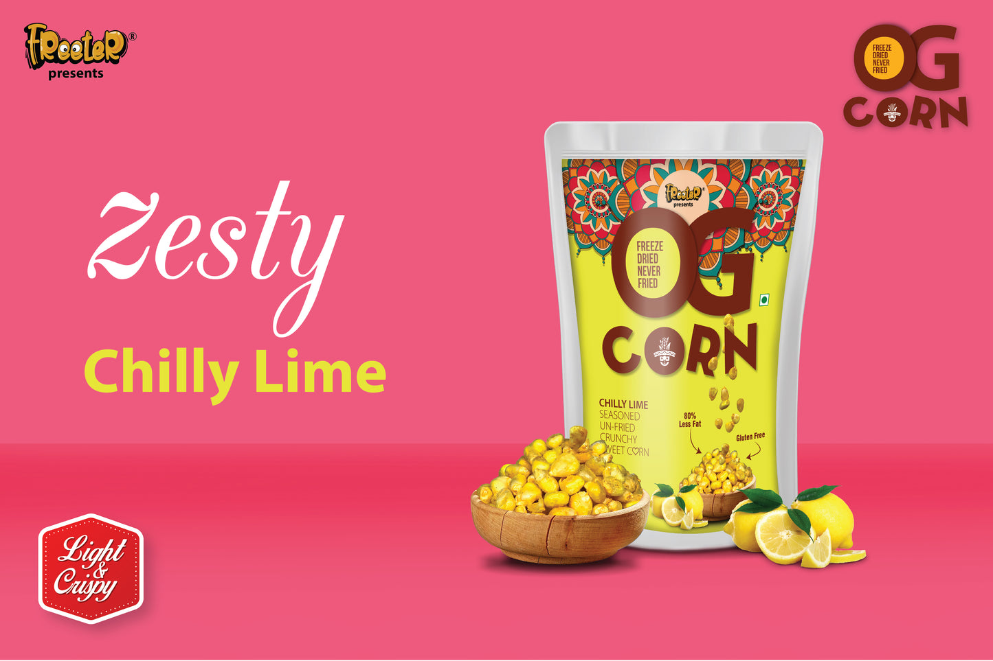 Pack of 6 - OG Corn Peri-Peri / Chilly Lime / Minty Masala (20GM*6)