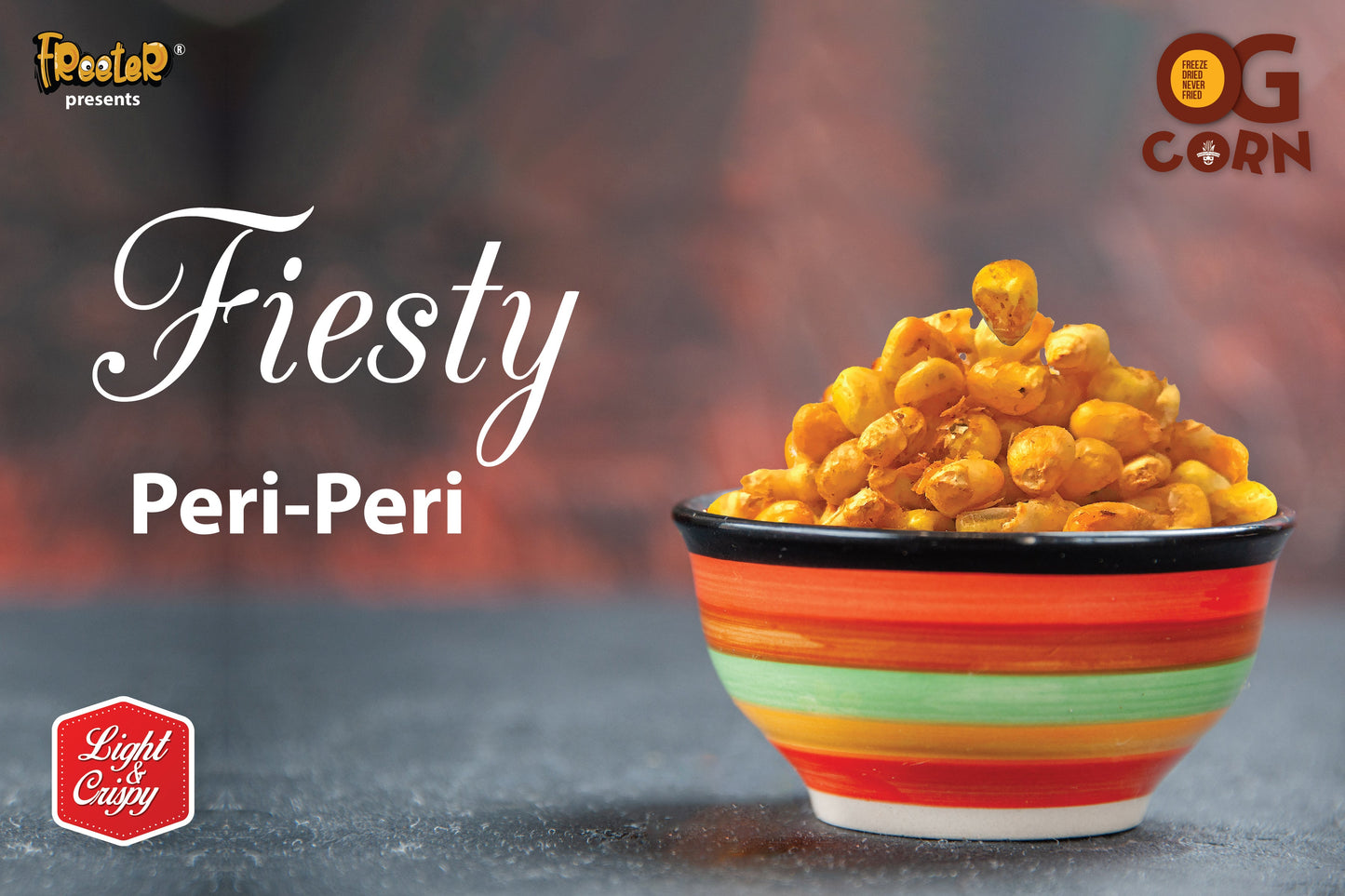 OG Corn Fiesty-Peri-Peri / Zesty Chilly Lime / Minty Masala 40g Single Pack