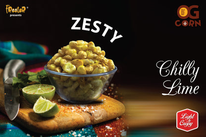 OG Corn Fiesty-Peri-Peri / Zesty Chilly Lime / Minty Masala 40g Single Pack