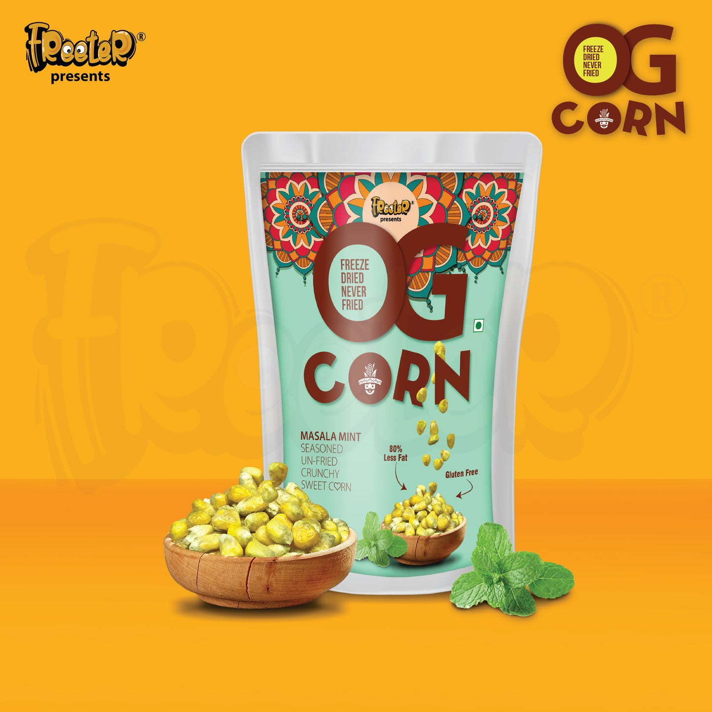 OG Corn Fiesty-Peri-Peri / Zesty Chilly Lime / Minty Masala 120gm(20gm*6)