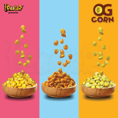 OG Corn Fiesty-Peri-Peri / Zesty Chilly Lime / Minty Masala 120gm(20gm*6)